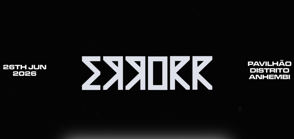 Ingressos do evento Errorr São Paulo 2026 com Ruback