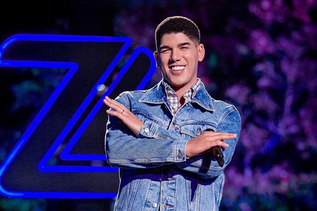 Zé Vaqueiro se apresentando em um show ao vivo