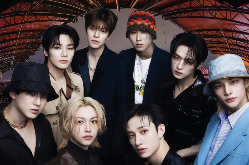 Banner promocional da turnê mundial do Stray Kids em 2026 no Brasil