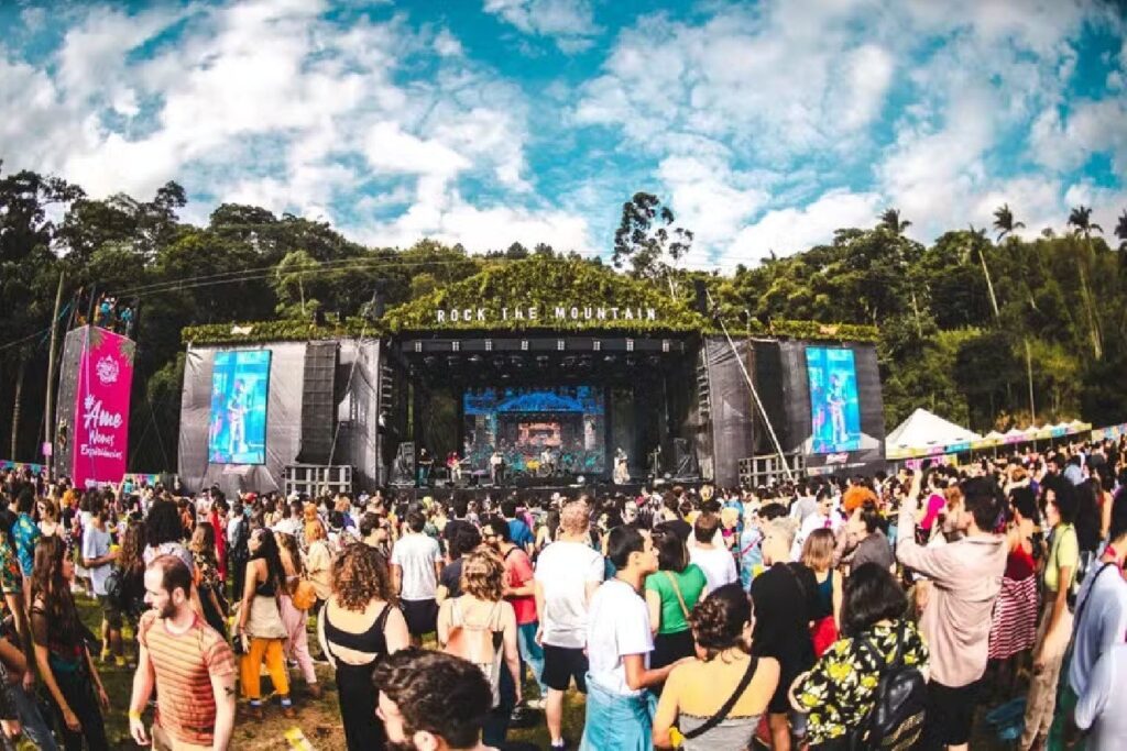 Festival Rock The Mountain 2026 em Petrópolis com grandes artistas e natureza
