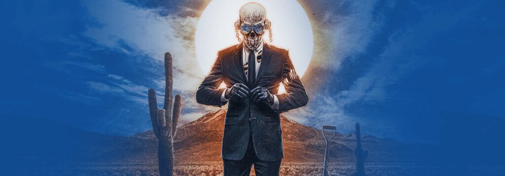 Show do Megadeth em São Paulo, com Dave Mustaine se apresentando no palco