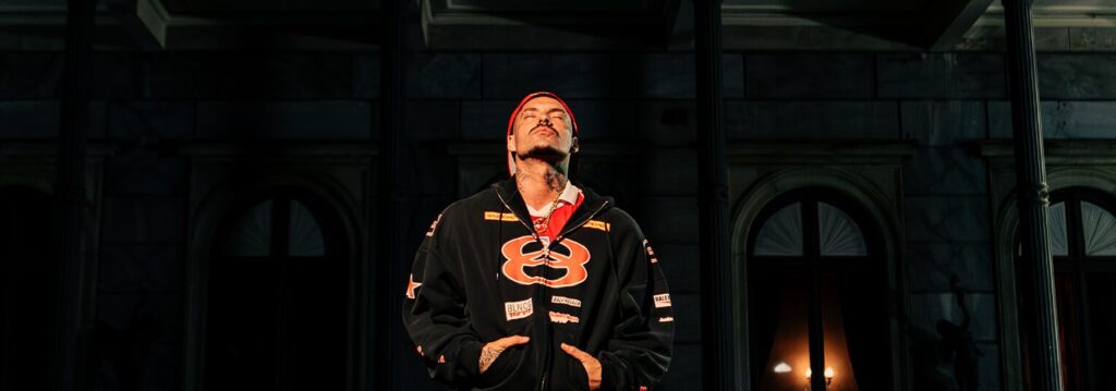 Filipe Ret se apresentando ao vivo no show Nume em São Paulo