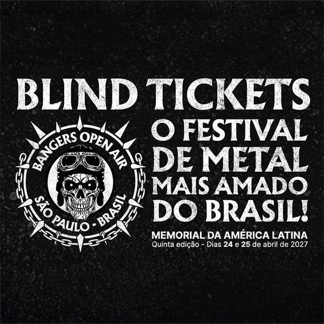 Bangers Open Air 2027 em São Paulo com artistas de metal e hard rock