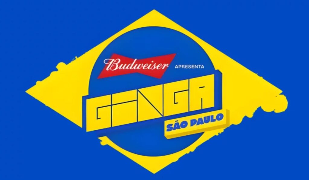 Público vibrando em evento de futebol com telões e shows ao vivo na Ginga São Paulo 2026