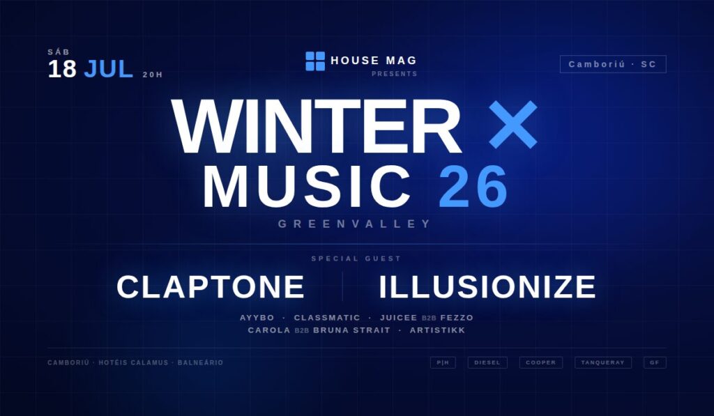 Ingressos para o Greenvalley Winter Music 2026 em Camboriú, SC
