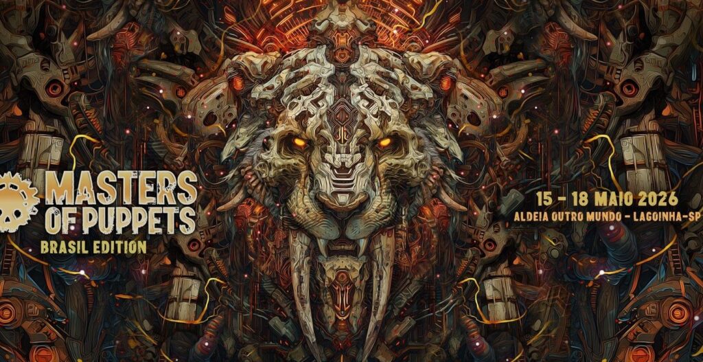 Masters of Puppets Brasil 2026 - Festival de psytrance em Lagoinha, SP