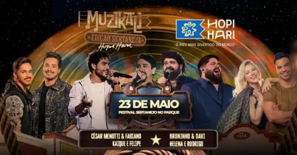 Público se diverte no Muzikali Festival 2026 em Hopi Hari