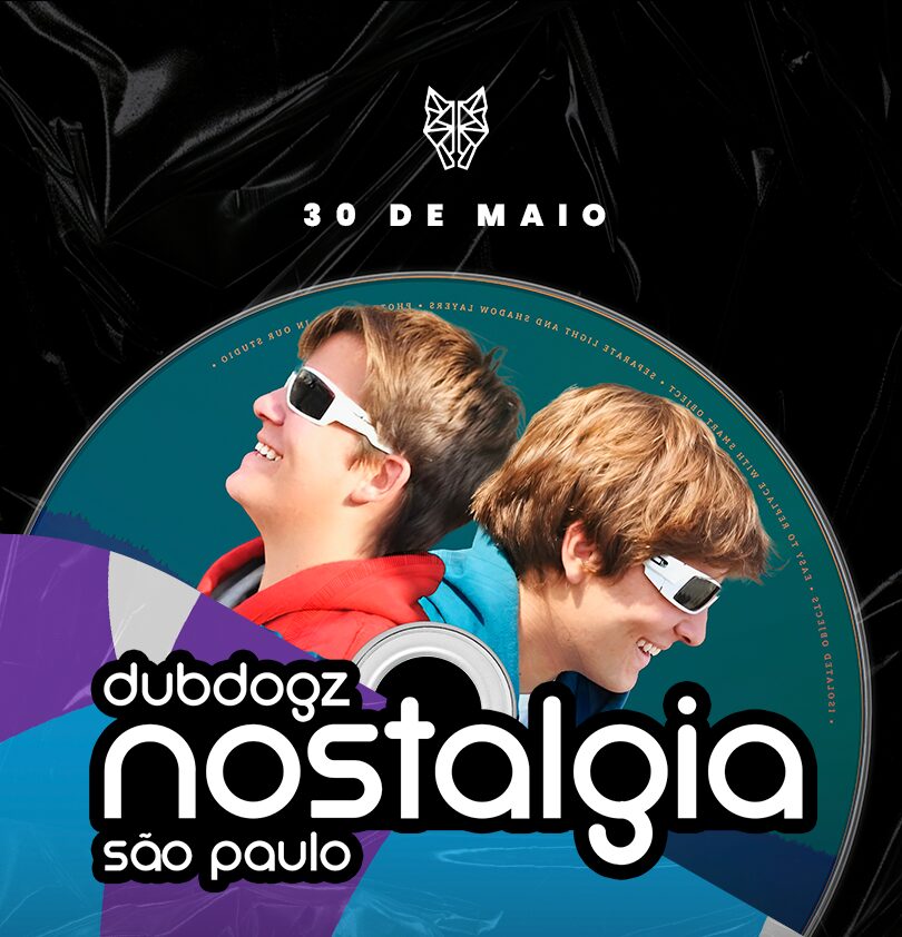 Cartaz do evento Nostalgia São Paulo 2026 com Dubdogz no Varanda Estaiada