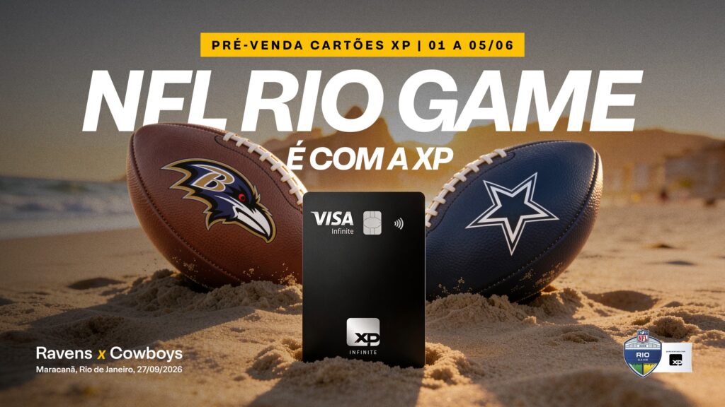 Pré-venda de ingressos para o NFL Rio Game 2026 no Maracanã