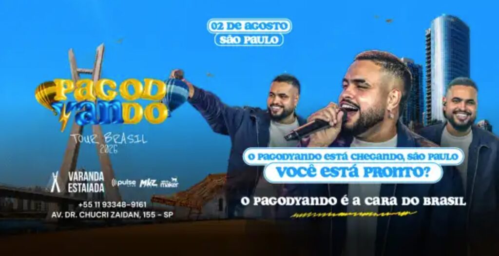Pagodyando com Yan em SP: Ingressos e Informações