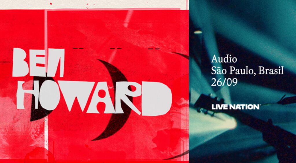 Ben Howard se apresentando ao vivo em São Paulo