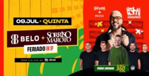 Ingressos para o show de Belo e Sorriso Maroto em São Paulo