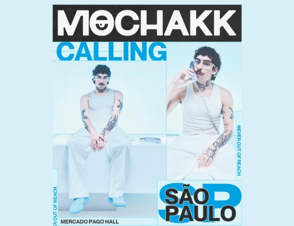 Mochakk se apresentando em um festival de música eletrônica em São Paulo