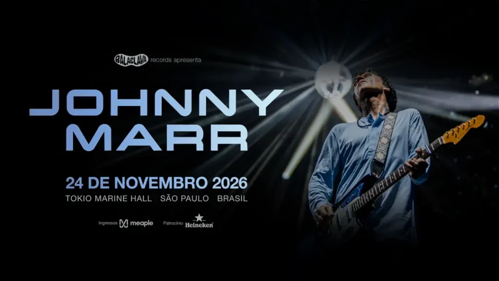 Ingressos - Show de Johnny Marr em São Paulo