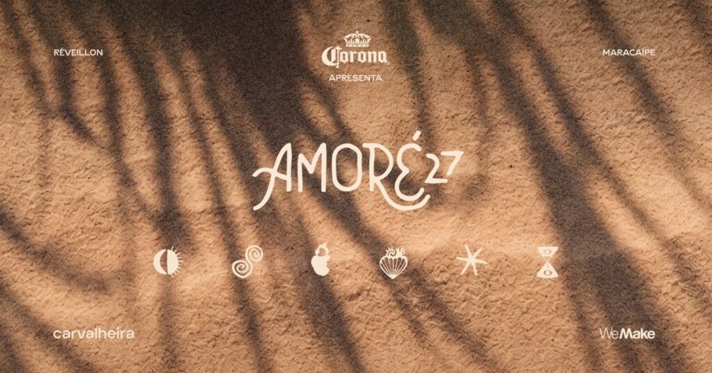 Réveillon Amoré 2027 em Maracaípe, Pernambuco, com shows de grandes artistas como Ivete Sangalo e Luan Santana
