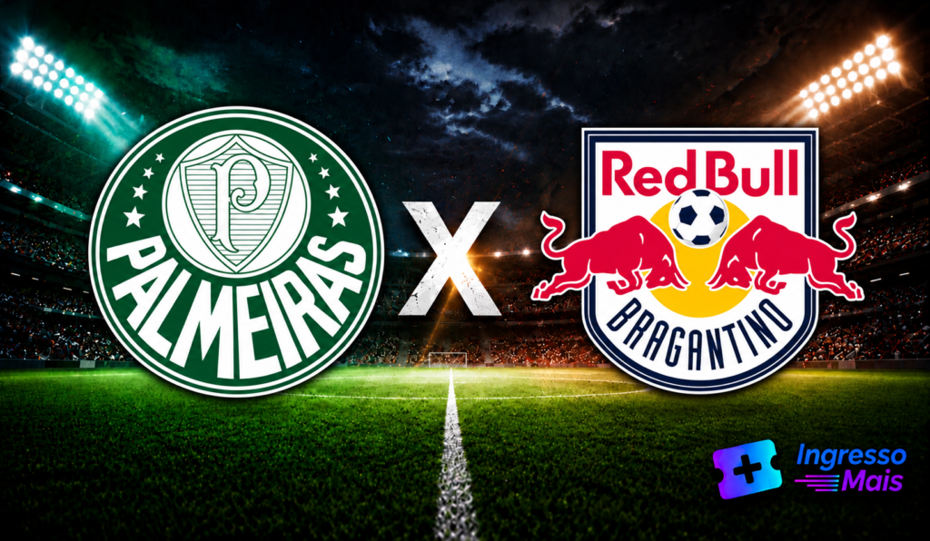 Ingressos para o jogo Palmeiras x Red Bull Bragantino na Arena Crefisa Barueri